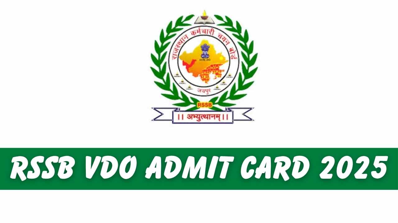RSSB VDO Admit Card 2025