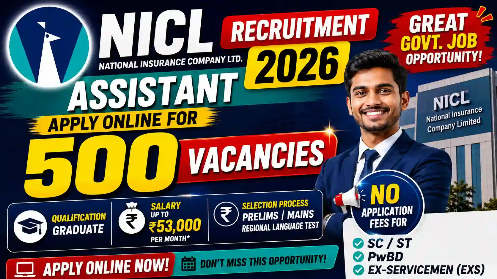 NICL Assistant Recruitment 2026