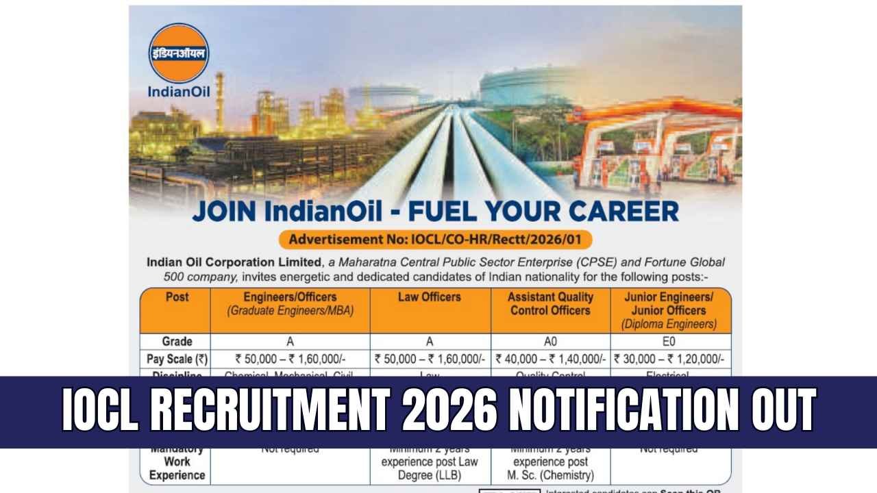 IOCL Recruitment 2026