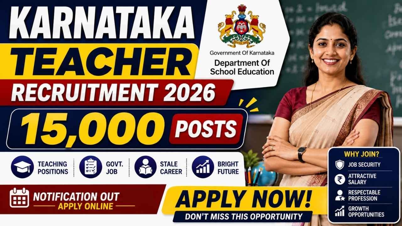 Karnataka Teacher Recruitment 2026
